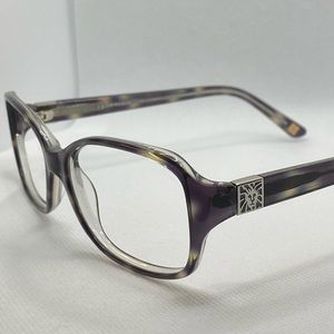 Anne Klein Black Tortoise glasses frames 56[]15 135